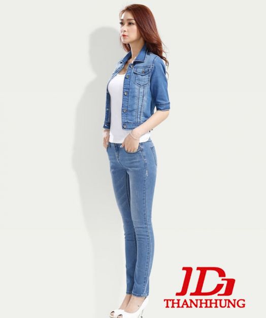 Áo khoác jeans/bò/denim nữ đẹp! Cách phối áo khoác jean 5